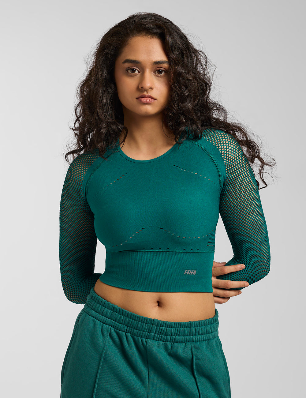 Airwave Long Sleeve Crop