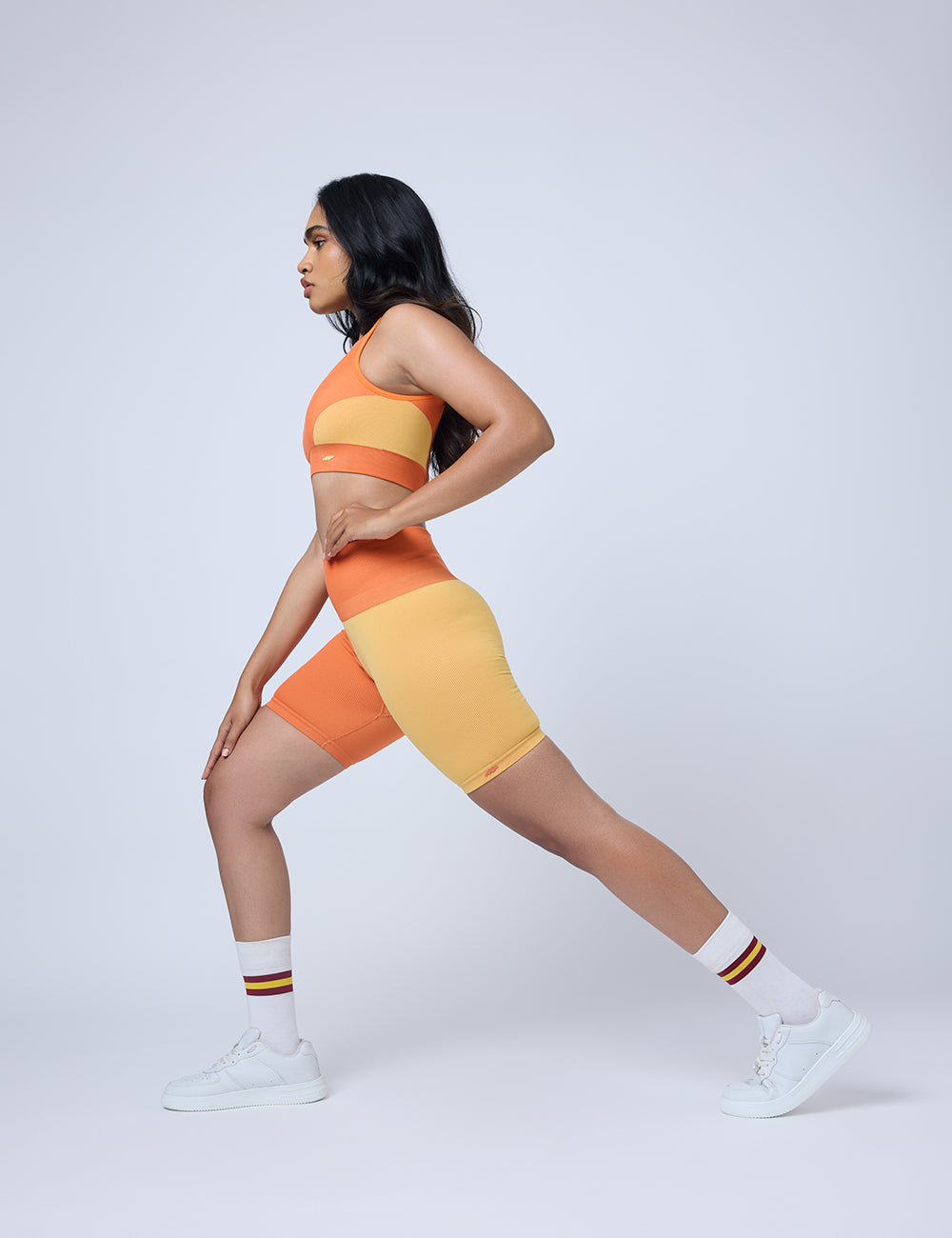 Tango Colourblock Bike Shorts Set