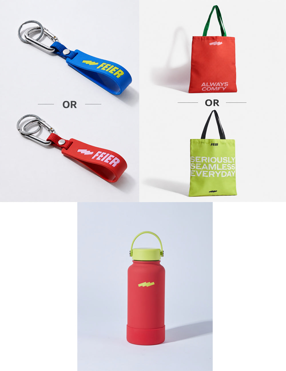 ACC BUNDLE ALL (1 Keychain, 1 Tote, 1 Bottle)